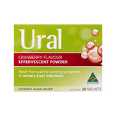 Ural Effervescent Powder Cranberry 28 Sachets